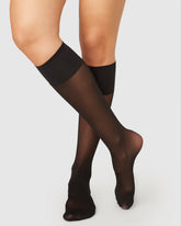2-Pack Elin Premium Knee-Highs | Black