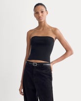 Knit Tube Top | Black