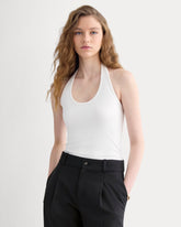 Halter Tank | Bone