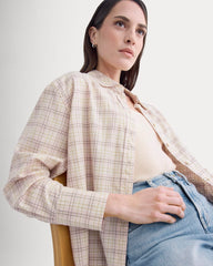 Everyday Shirt in Silky Cotton | Plaid