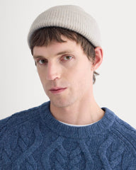 Cashmere Docker Beanie | Gravel