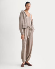 Cashmere Lounge Jumpsuit | Oatmeal