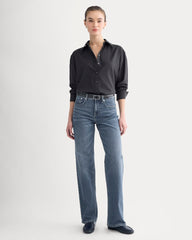 Everyday Shirt in Silky Cotton | Black