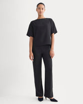 Drapey Crepe Pant | Black