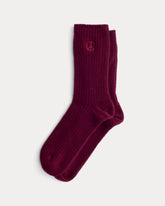 Everlane x Peace & Quiet Cashmere Socks | Wine