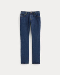 Everlane x Elena Bonvicini Highland Low-Rise Cigarette Jean | Deep Bay Indigo