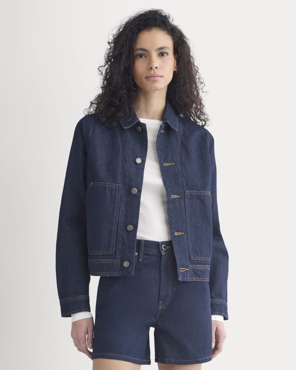 Denim Chore Jacket | Dark Indigo