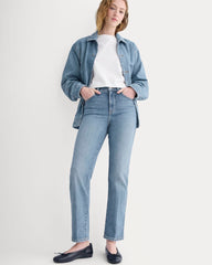 High-Rise Cigarette Jean | Medium Blue