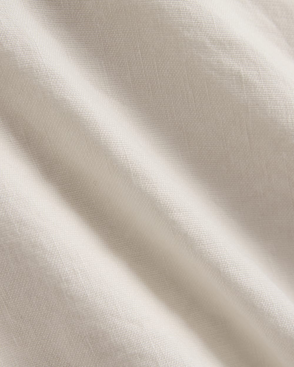 Cinched Top in Stretch Linen | Bone