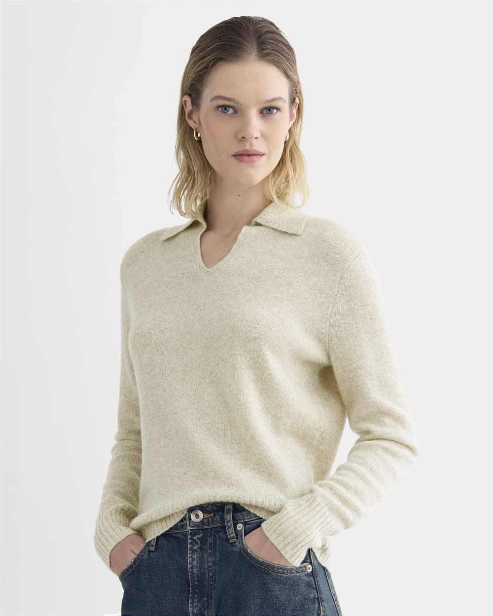 Cashmere Polo Sweater | Canvas