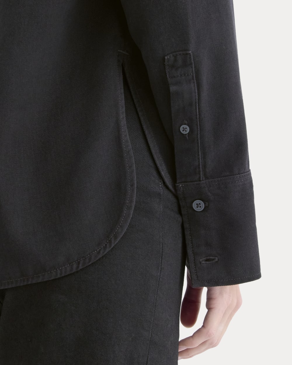 Boxy Shirt in Buttersoft | Black