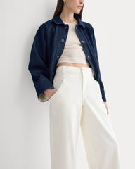 Double-Stitch Barrel Pant | Bone
