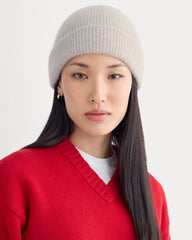 Cashmere Docker Beanie | Gravel