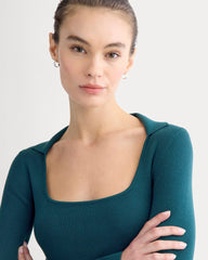 Knit Scoop-Neck Top | Reflecting Pond