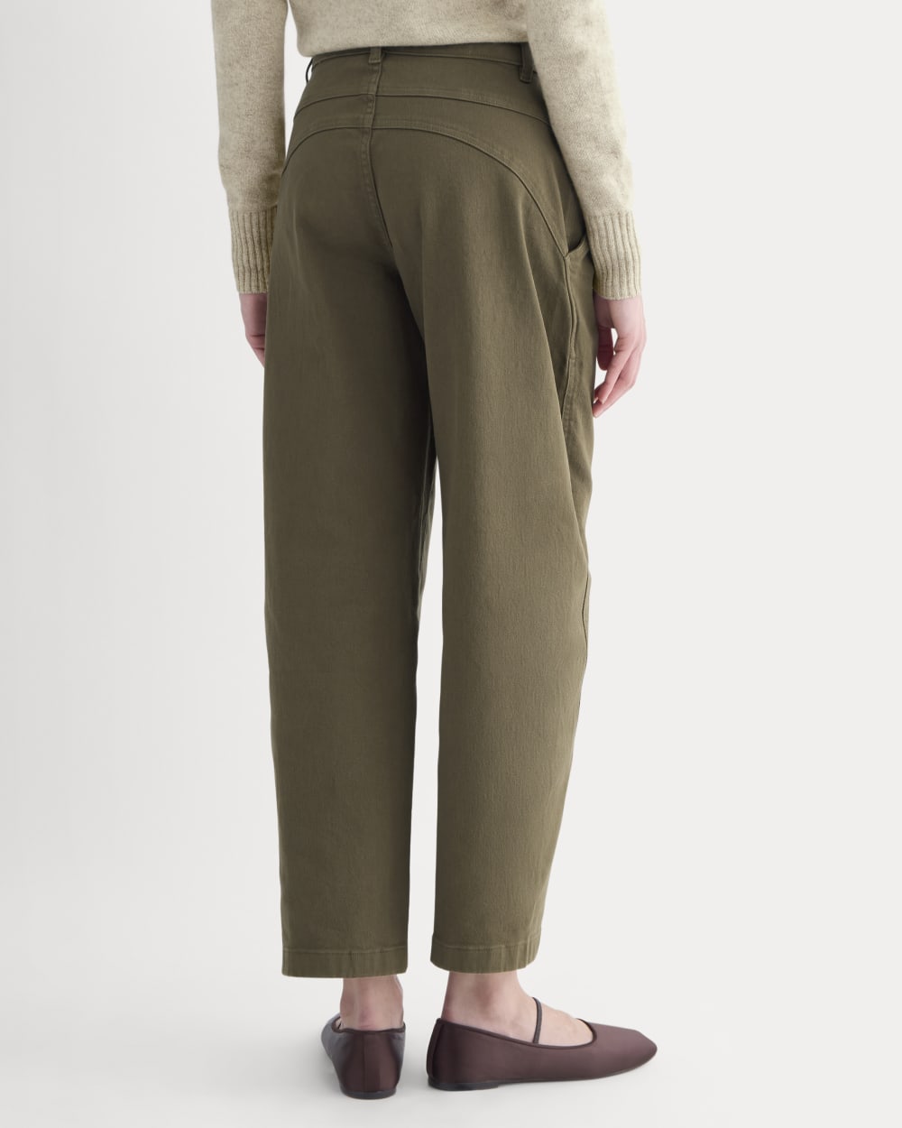Double-Stitch Barrel Pant | Beech