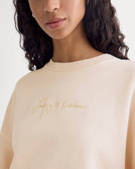 Everlane x The Laufey Foundation Cropped Sweatshirt | Pale Peony
