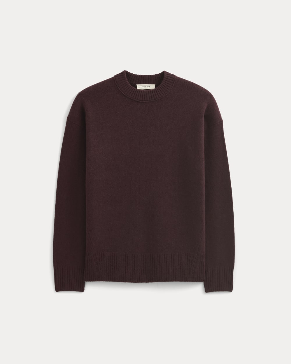 Cashmere Boyfriend Sweater | Wine