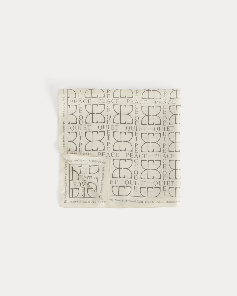 Everlane x Peace & Quiet Silk Bandana | Bone