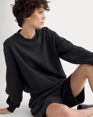 Lightweight Terry Blouson Crew | Black