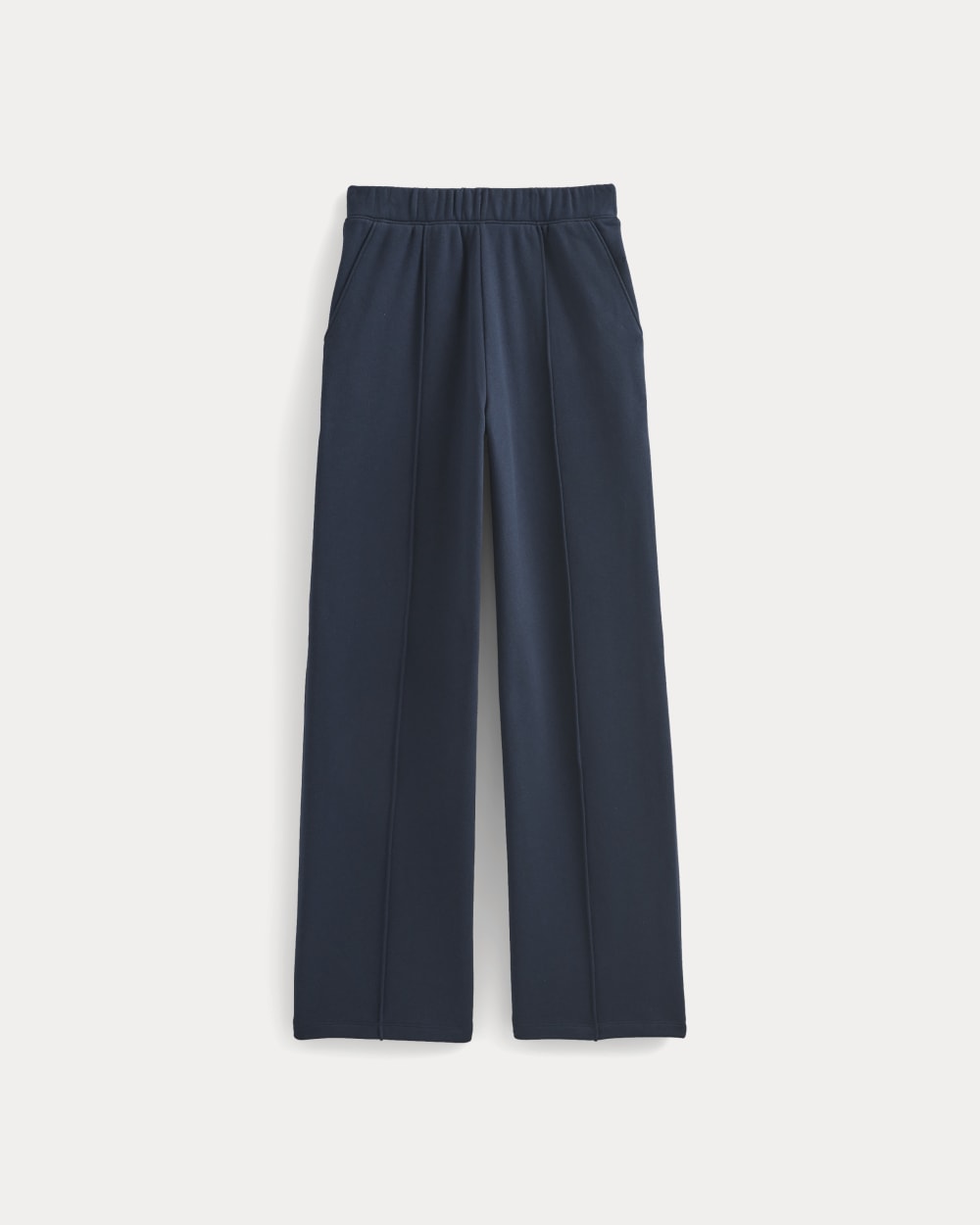 Lightweight Terry Pintuck Sweatpant | Navy