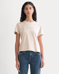 Everlane x The Laufey Foundation Box-Cut Tee | Pale Peony