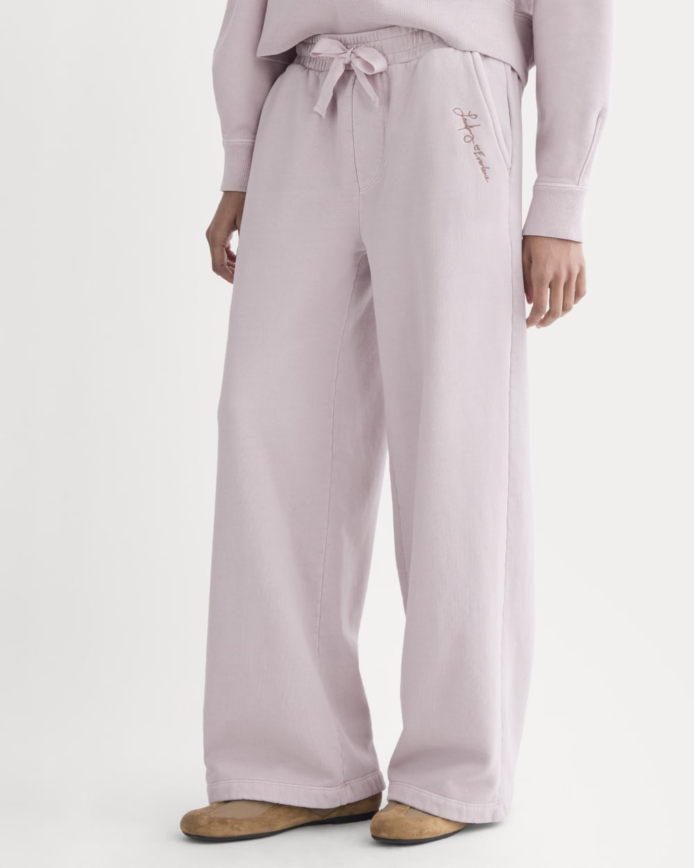 Everlane x The Laufey Foundation Wide-Leg Sweatpant | Burnished Lilac