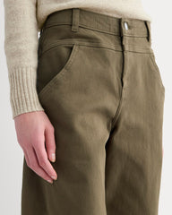Double-Stitch Barrel Pant | Beech