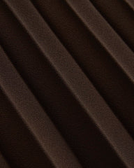 Drapey Crepe Mini Dress | Dark Chocolate