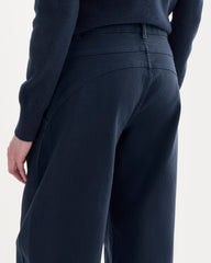 Double-Stitch Barrel Pant | Navy