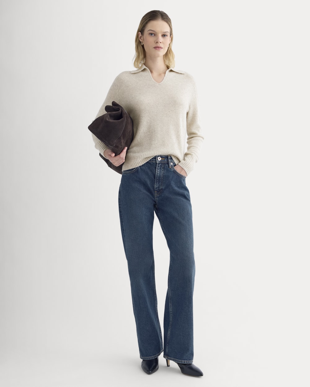 Cashmere Polo Sweater | Canvas