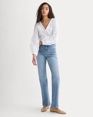 High-Rise Slim Bootcut Jean | Tungsten Bright