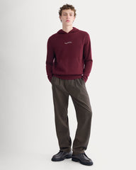 Everlane x Peace & Quiet Cashmere Hoodie | Wine