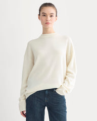 Cashmere Boyfriend Sweater | Snow