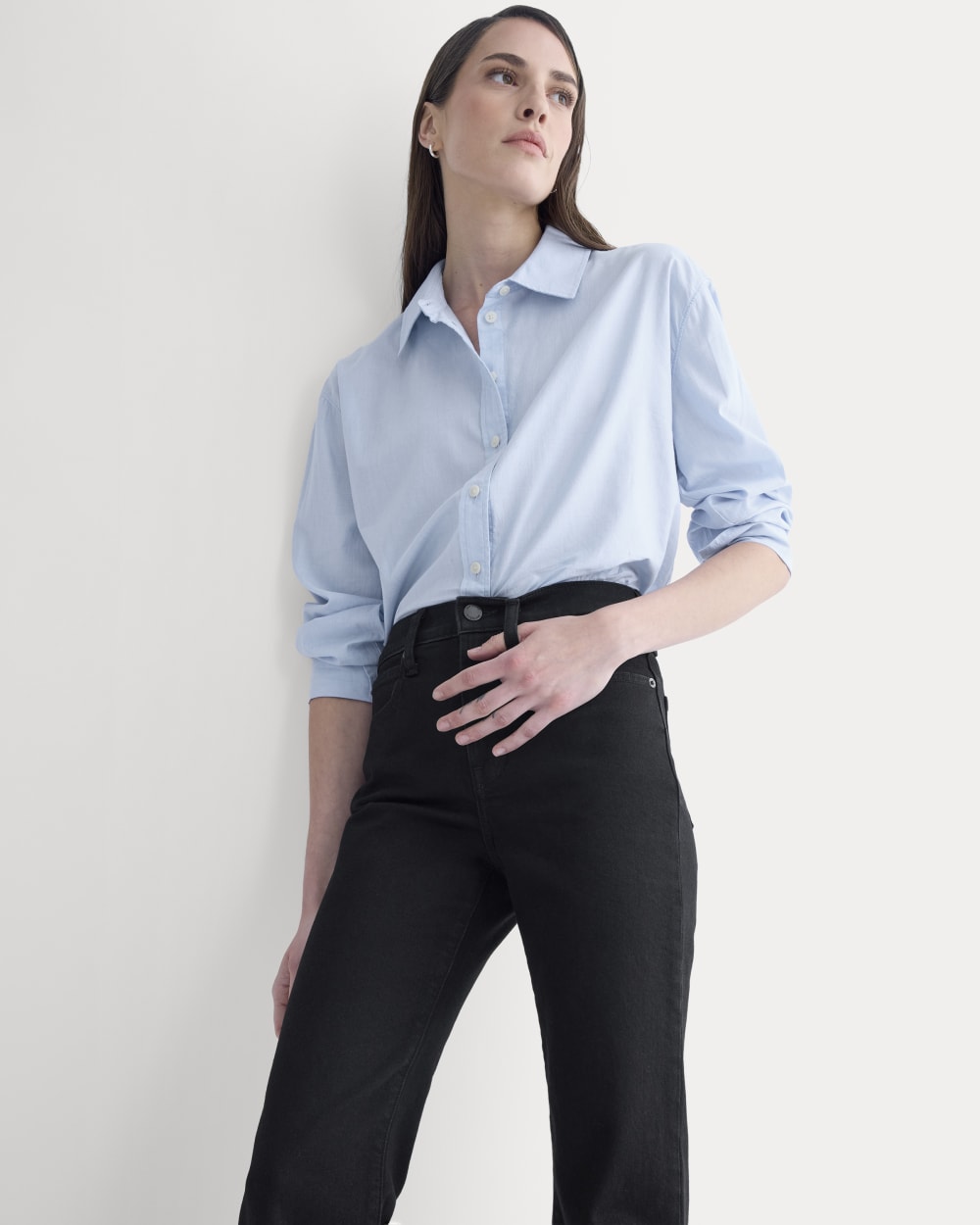 High-Rise Slim Bootcut Jean | Black