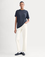 Everlane x Peace & Quiet Graphic Logo Tee |  Navy