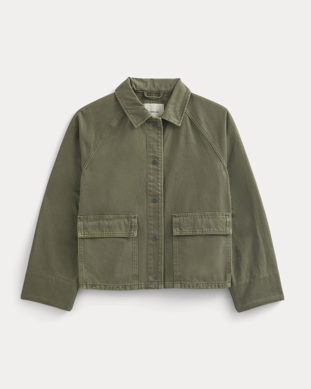 Cropped Denim Jacket | Garment-Dyed Kalamata