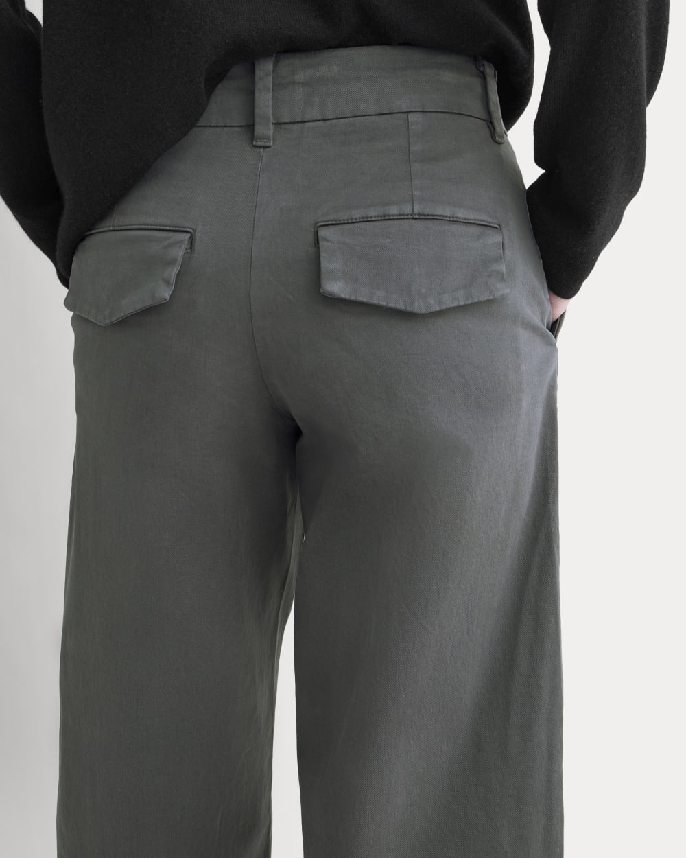 Cotton Twill Chino | Slate Grey