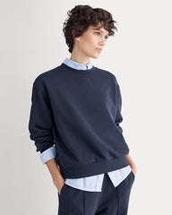 Lightweight Terry Blouson Crew | Navy